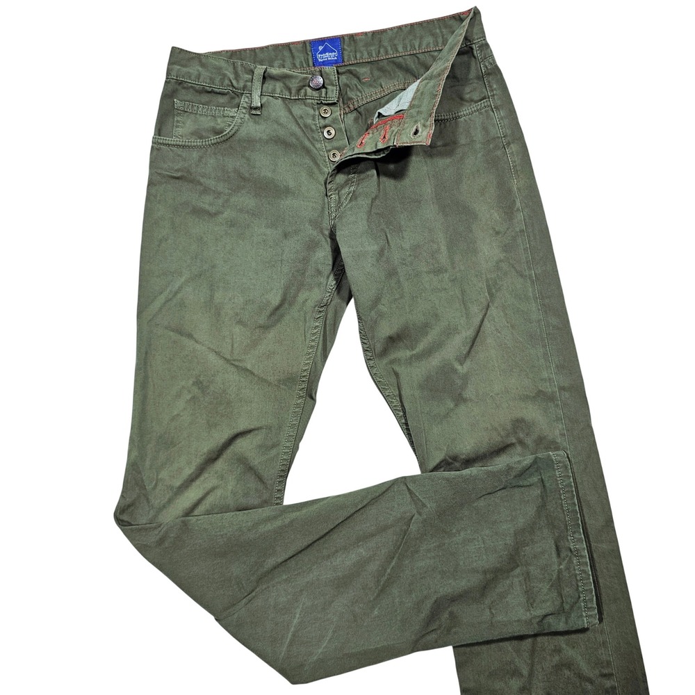 Taylor Stitch Fair Ends Pants Mens 31x35 Olive Twill Chino Straight Utility